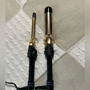 Hot tools curling iron set